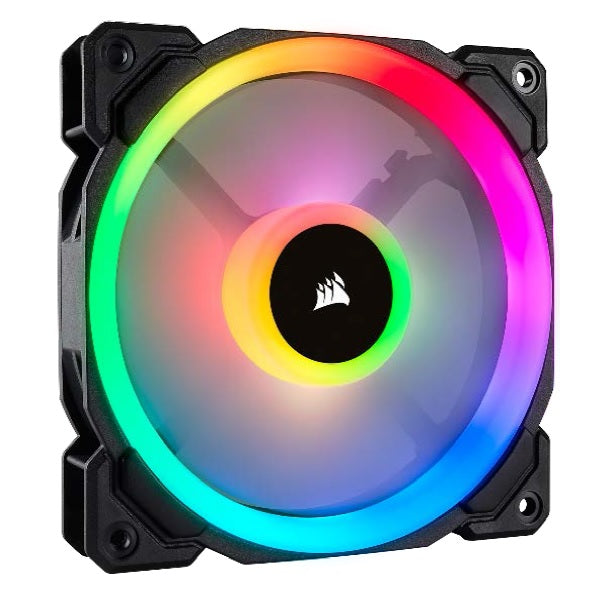 Ventilador Corsair LL120 RGB Dual Light Loop, 120mm, 1500 RPM, 43.25 CFM, CO-9050071-WW