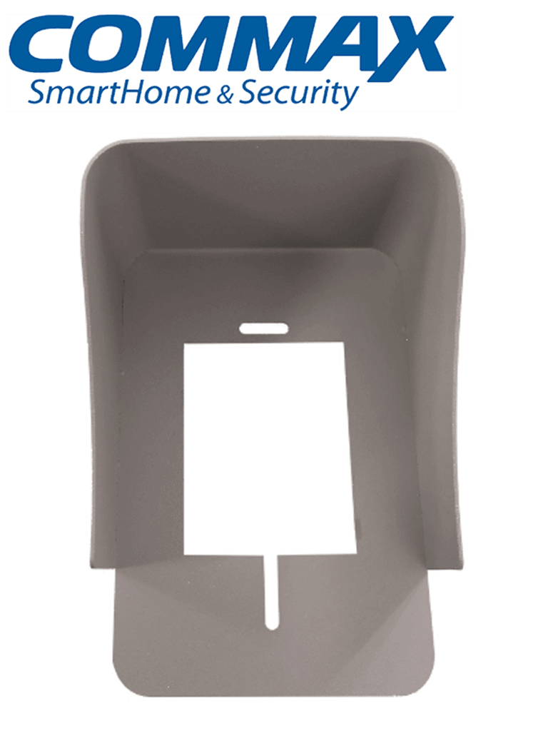 Cubierta metálica COMMAX RSDRC41CS para frentes de calle DRC4Y y DRC40K, protección solar y lluvia