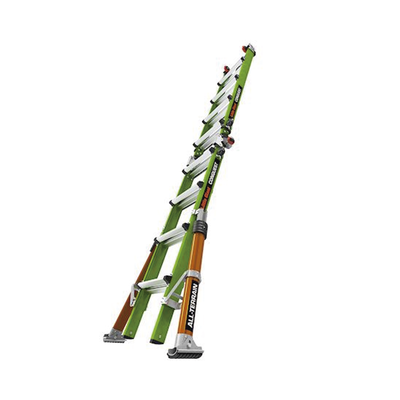 CONQUEST2.0 - Little Giant Ladder Systems Escalera Multi-Posiciones / 6.7 m (22') / Suelos Inclinados