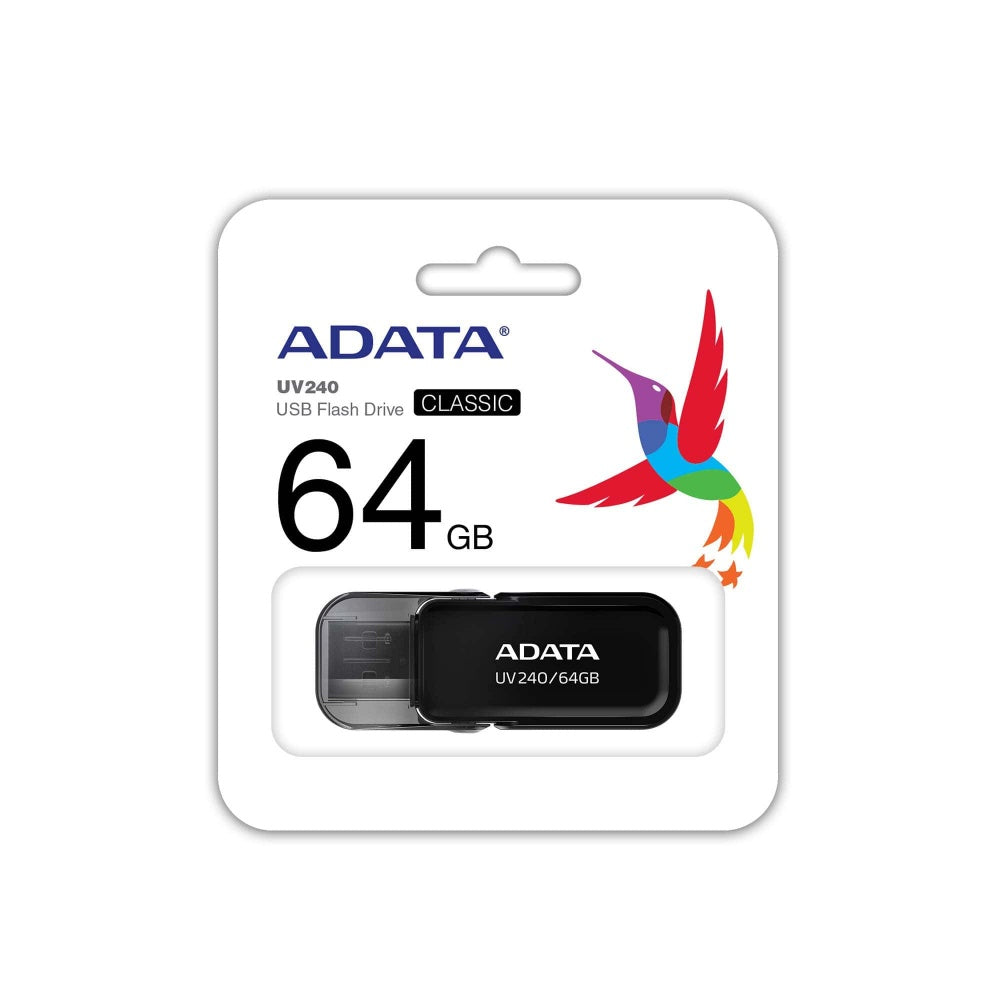 Memoria Usb Adata Auv240-64G-Rbk Negro Usb 2.0 64Gb FullOffice.com