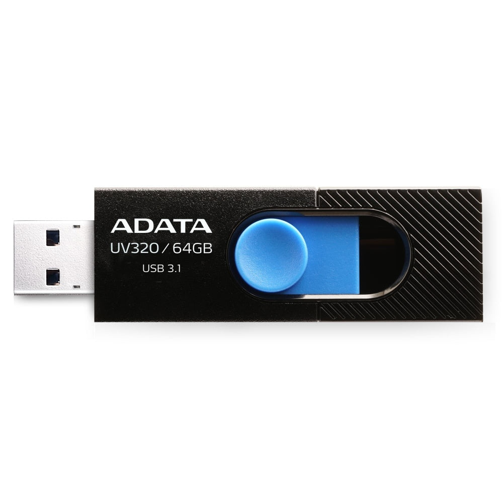 Memoria Usb Adata Auv320-64G-Rbkbl 64Gb Negro Con Azul Usb 3.2 FullOffice.com