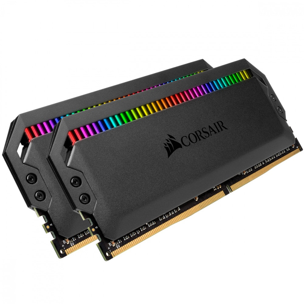 Memoria RAM Corsair Dominator Platinum 16GB (2x8GB) DDR4 3200MHz DIMM RGB XMP Non-ECC Negro CL16