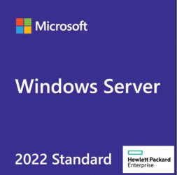 HPE Microsoft Windows Server 2022 16-core Standard Reseller Option Kit en/fr/es/xc SW