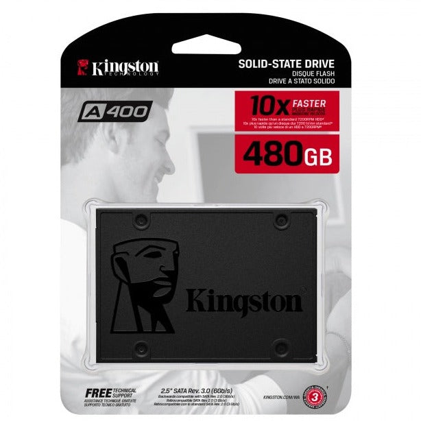 Unidad Ssd Kingston 240Gb A400 Sata3 2.5" 500/350Mbs Sa400S37/240G