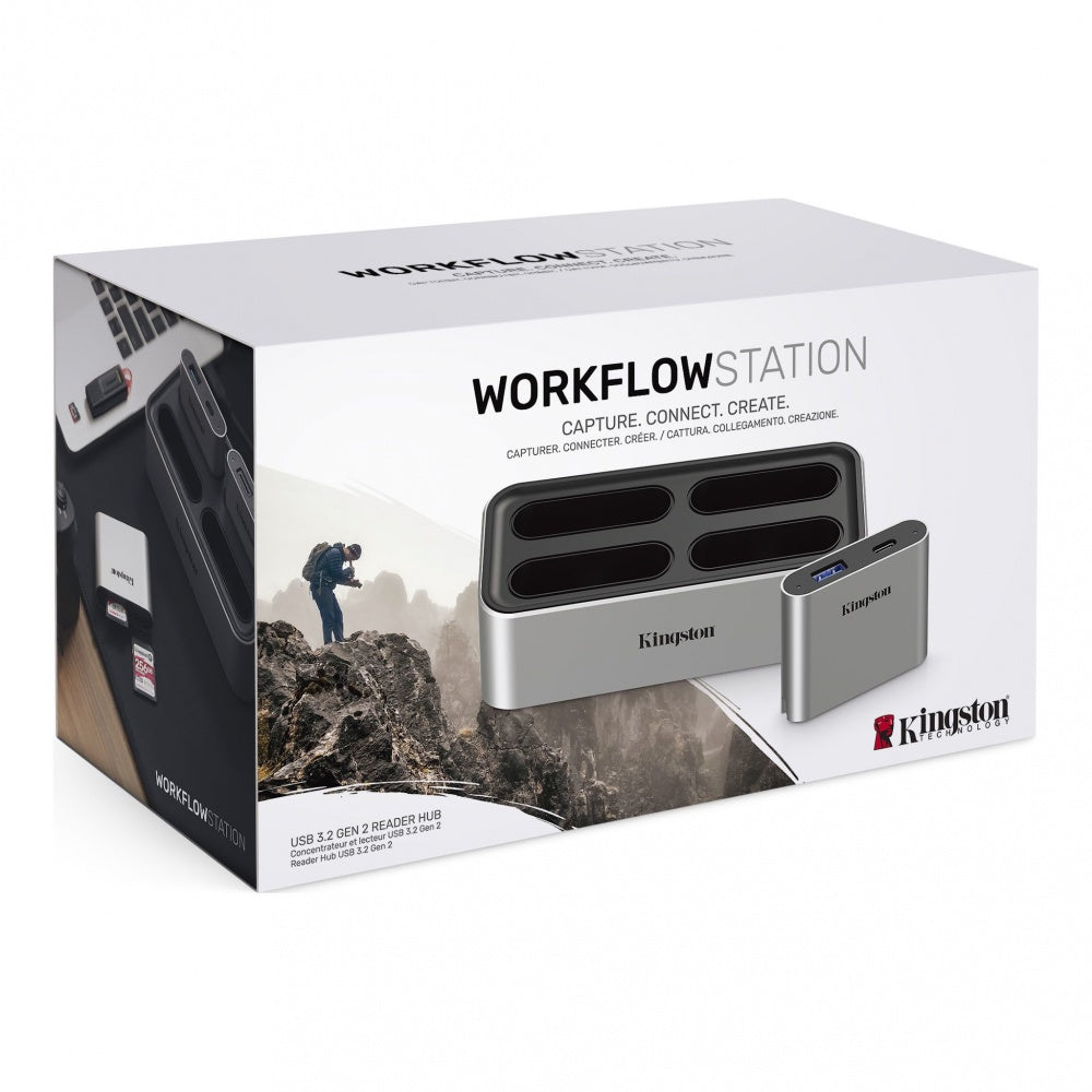 Workflow Station Kingston Dock Usb 3.2 Gen2 5G Usb-A/C Hub