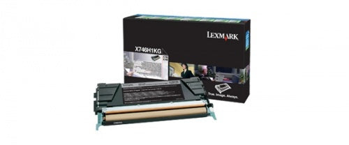 Tóner Lexmark X746H1KG Alto Rendimiento Negro, 12.000 Páginas