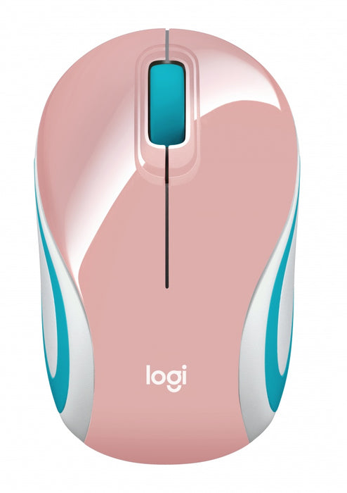 Mouse Óptico Logitech M187 Mini Inalámbrico 1000 DPI, Blossom - 910-005364
