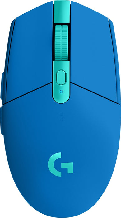 Mouse Lightspeed Gaming Logitech G305 Inalámbrico, Sensor Hero, 6 Botones, Azul - 910-006013