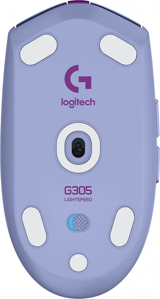 Mouse Lightspeed Gaming Logitech G305 Inalámbrico, Sensor Hero, 6 Botones, Lila - 910-006377 FullOffice.com