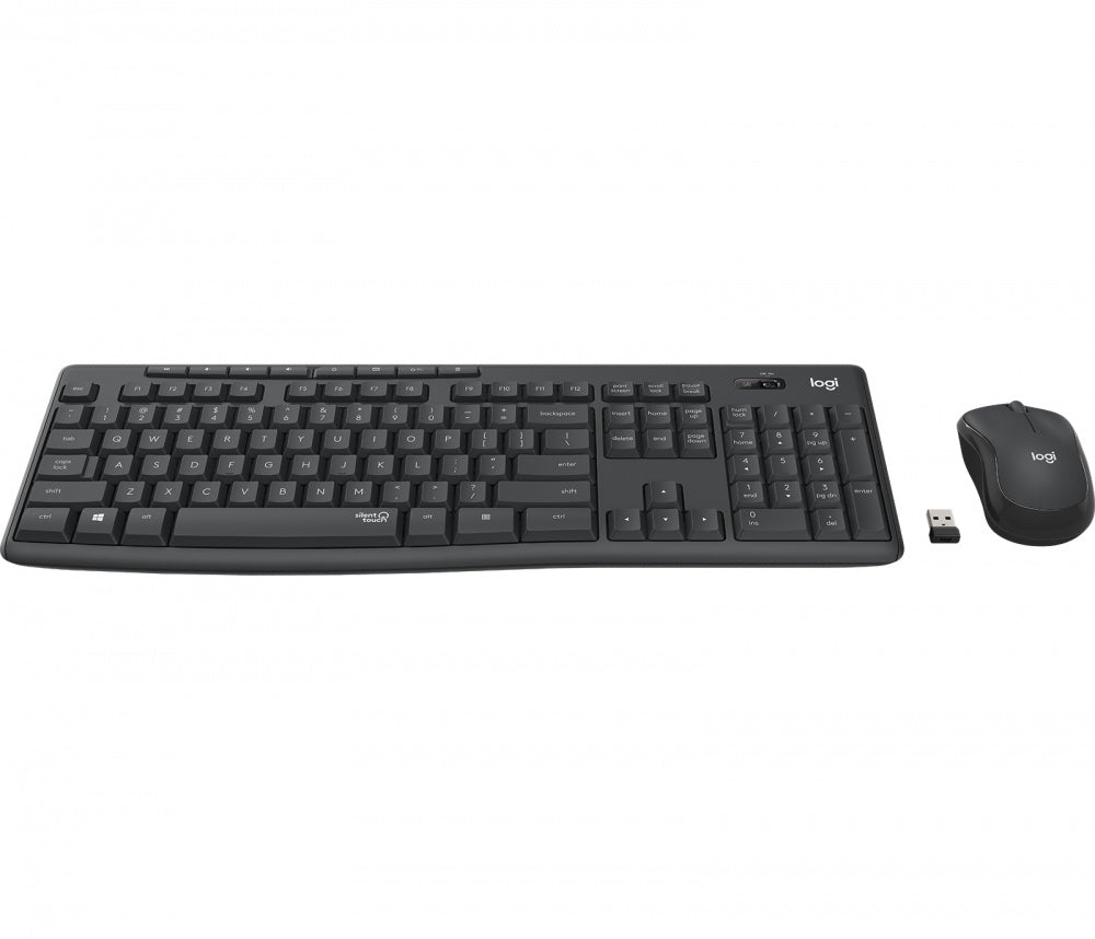 Kit de Teclado y Mouse Logitech MK295 Silent, Inalámbrico, USB, Grafito - 920-009792 FullOffice.com