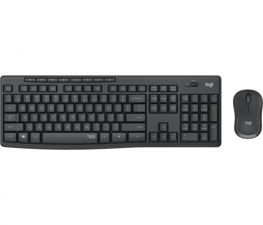 Kit de Teclado y Mouse Logitech MK295 Silent, Inalámbrico, USB, Grafito - 920-009792 FullOffice.com
