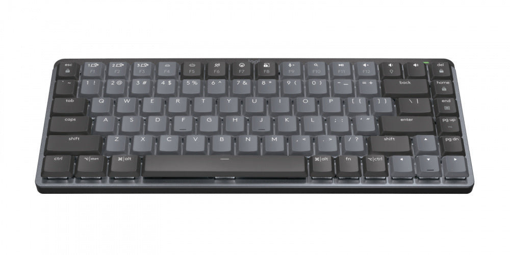 Teclado Mecánico Logitech MX Mini TKL, Inalámbrico, Bluetooth, Grafito - 920-010846