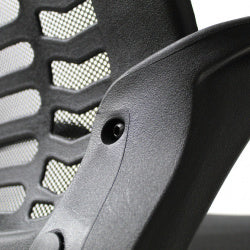 mundo in SILL0903716 silla para oficina o computadora asiento duro respaldo acolchado, Negro, Negro, Polipropileno