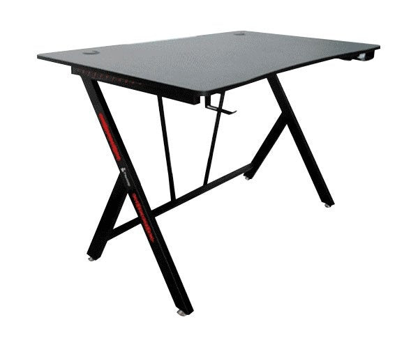 Escritorio De Trabajo Nextep Hogar/Oficina Base Metálica 115X73Cm Color Negro - Ne-654N FullOffice.com