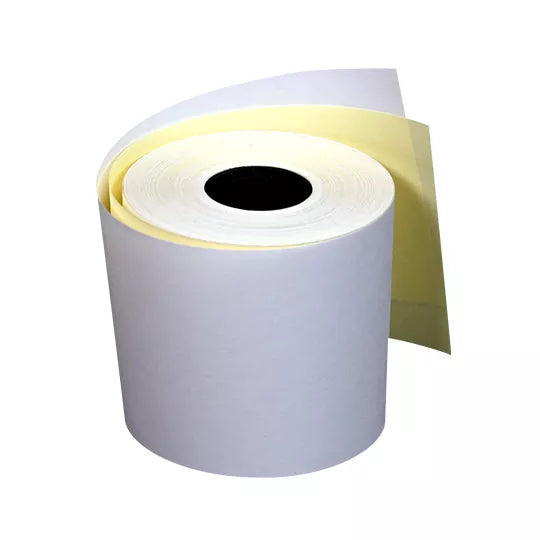 Papel Pcm Autocopia Rollo 57X60 Blanco-Amarillo C/100 Pzas FullOffice.com