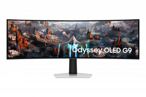 Samsung Odyssey LS49CG930SL Monitor 124,5 cm (49") 5120 x 1440 Pixeles Dual WQHD OLED Gris