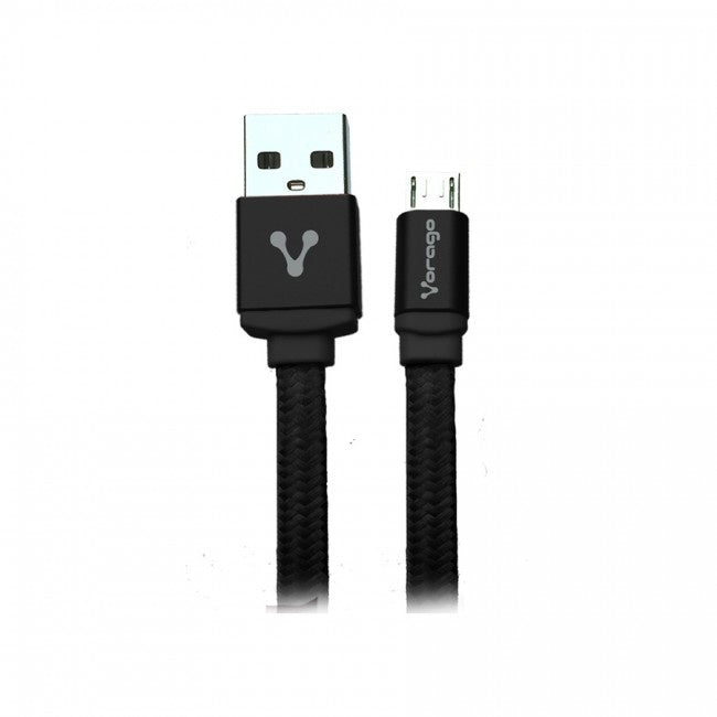 Cable Usb Vorago Cab-113 Usb 2 A Micro Usb 1 Metro Bolsa Negro FullOffice.com