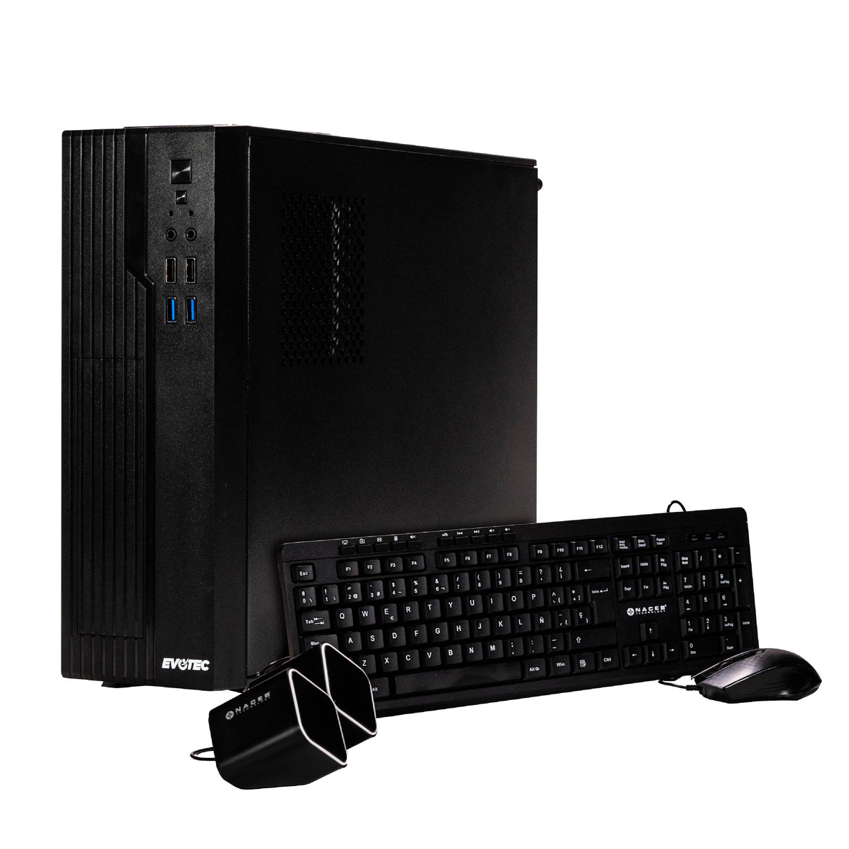 PCs de Escritorio EVOTEC Ev-1022 con Procesador Intel Core i7, 16GB RAM DDR4, SSD 512GB