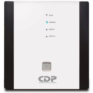 CDP R-AVR3008 3000VA/1500W AVR, 8 Salidas, 525 julios, Sistema de retardo de encendido, Proteccion Coaxial, 120 Vac Regulador de Voltaje 120 V 50/60 Hz 20 A 120 V