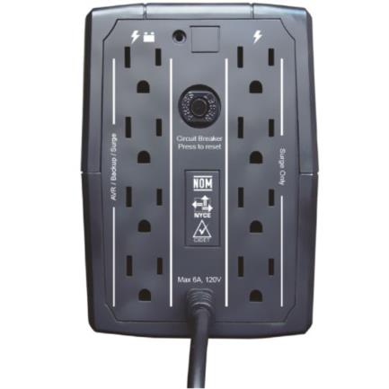 UPS CDP R-UPR 508 Interactivo 500VA/250W 8 Contactos Indicadores LED de funcionamiento