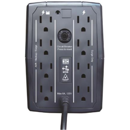 UPS CDP R-UPR 758 Interactivo 750VA/375W 8 Contactos Indicadores LED de funcionamiento