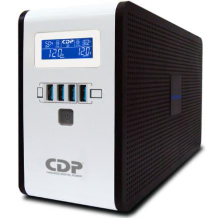 UPS CDP RU-SMART 751 Interactivo 750VA/375W 10 Contacto y 4 Puertos USB Display LCD
