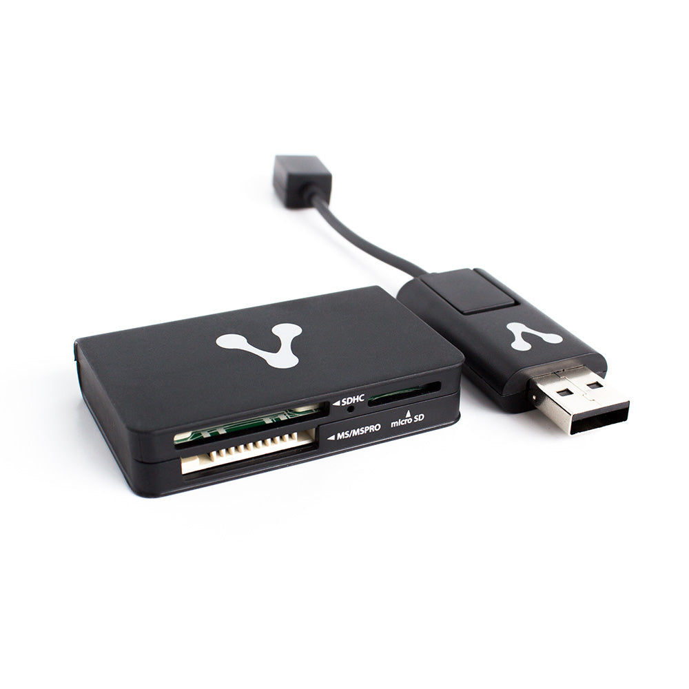 Vorago Lector De Tarjetas Externo CR-300, USB 3.0, Soporta SD/SDHC/SDXC