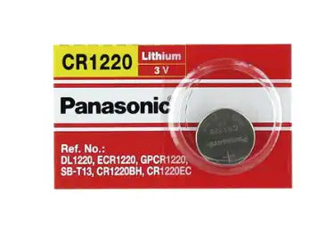 Panasonic Batería de Litio Tipo Moneda CR1220 3V 35mAh, Producto Empresarial