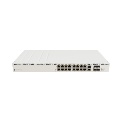 CRS320-8P-8B-4S+RM, Switch PoE CPU 800Mhz, RAM 256 MB, 17xGigaEth, 8xPoE, 8xPoE++, 4 SPF+ 10GEth, RouterOS L5 v7