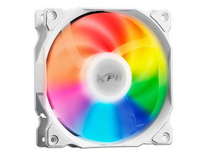 Ventilador XPG Vento de 120mm, 1850RPM, RGB, Blanco, 4-Pin PWM, Rodamiento Hidráulico