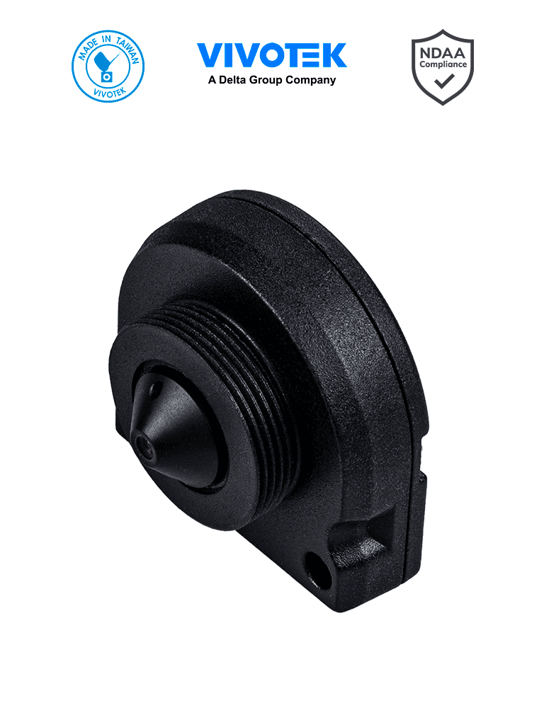 VIVOTEK CU9171-HF Cámara Pinhole 4MP, WDR PRO, Lente 3.7mm, 5m Cable