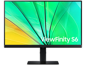 Monitor Samsung ViewFinity S6 de 24", 2560 x 1440, 5ms, 100Hz, Negro - Tecnología Avanzada para Imágenes Nítidas