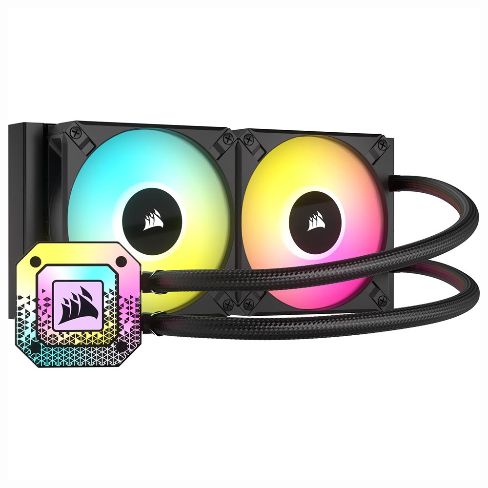 Enfriamiento Liquido Corsair H100i ELT Cap XT, 240mm Radiador, 2 Ventiladores PWM