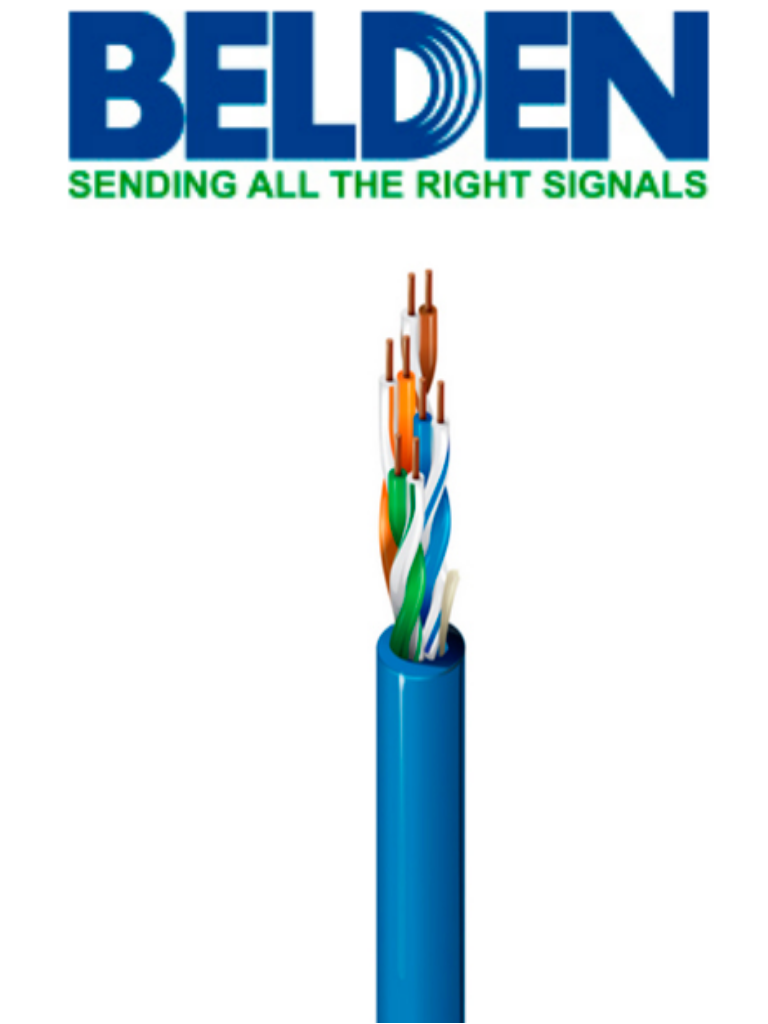 Cable UTP Belden 1583A006U1000 Cat5e 24 AWG 305m Cobre Azul