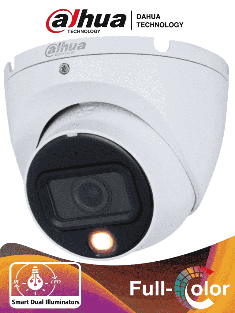 Cámara Dahua 2MP HDW1200TLMN-IL-A, 2.8mm, 20m IR, Micrófono, IP67, CVI/CVBS/AHD/TVI