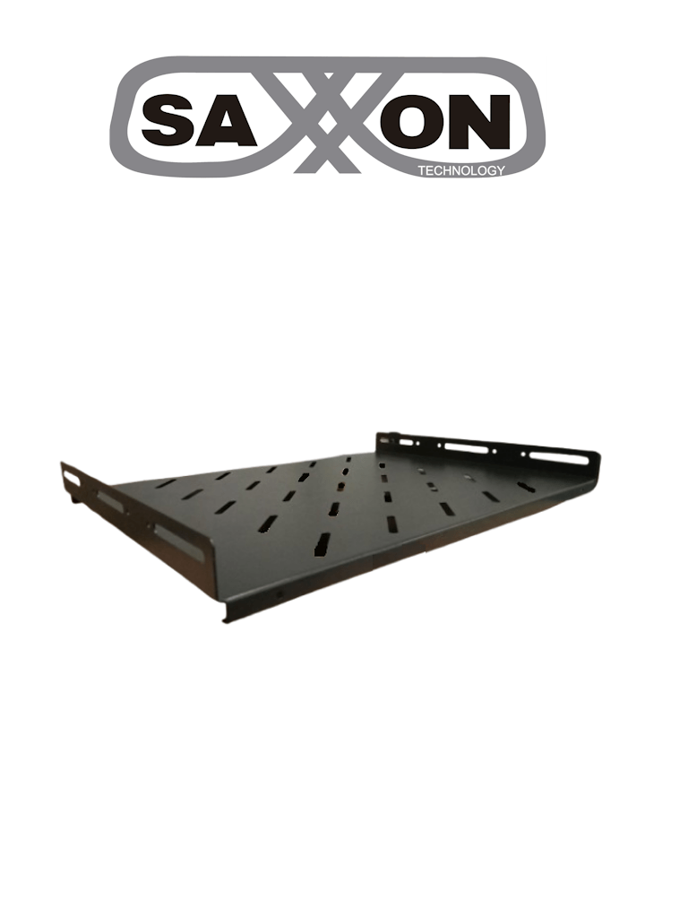 Charola ventilada 1UR SAXXON SXCH19X1U600, Acero Negro 47x35cm
