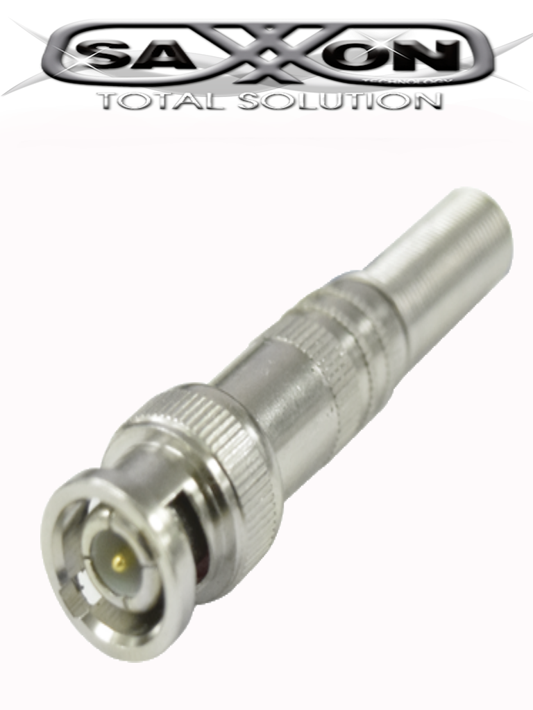 Conectores RG59 SAXXON PSUBR07, Bolsa de 10, para Cable Coaxial