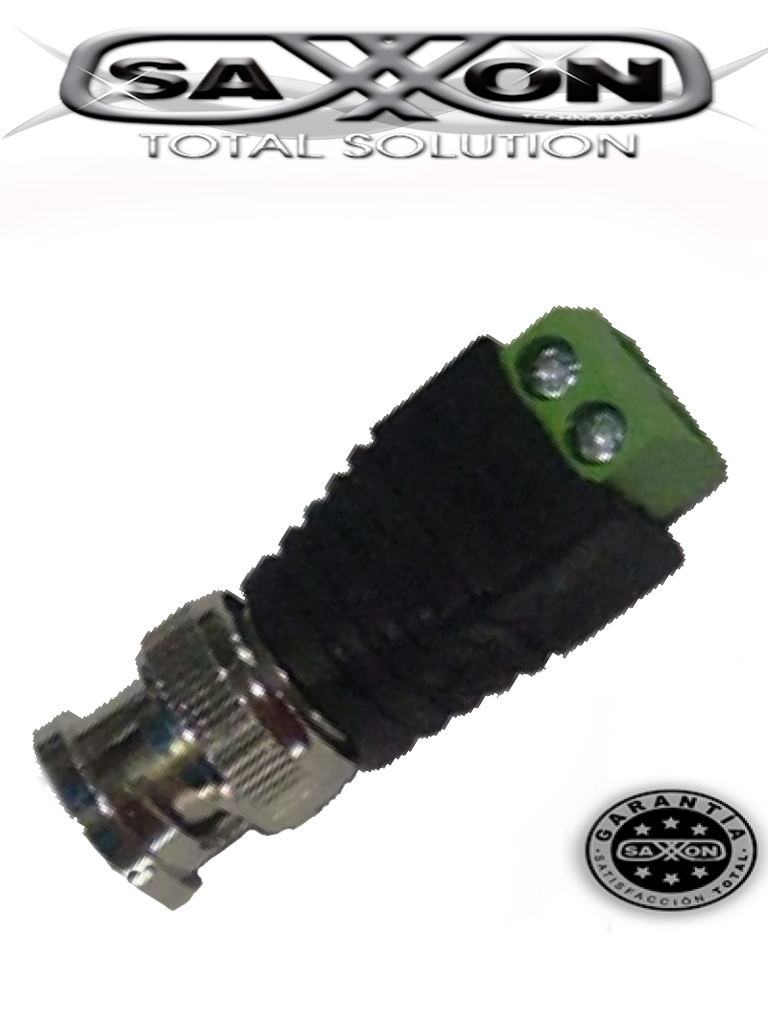 Conector BNC Macho con Terminales Tornillo, Bolsa de 10 Unidades, SAXXON PSUBR14