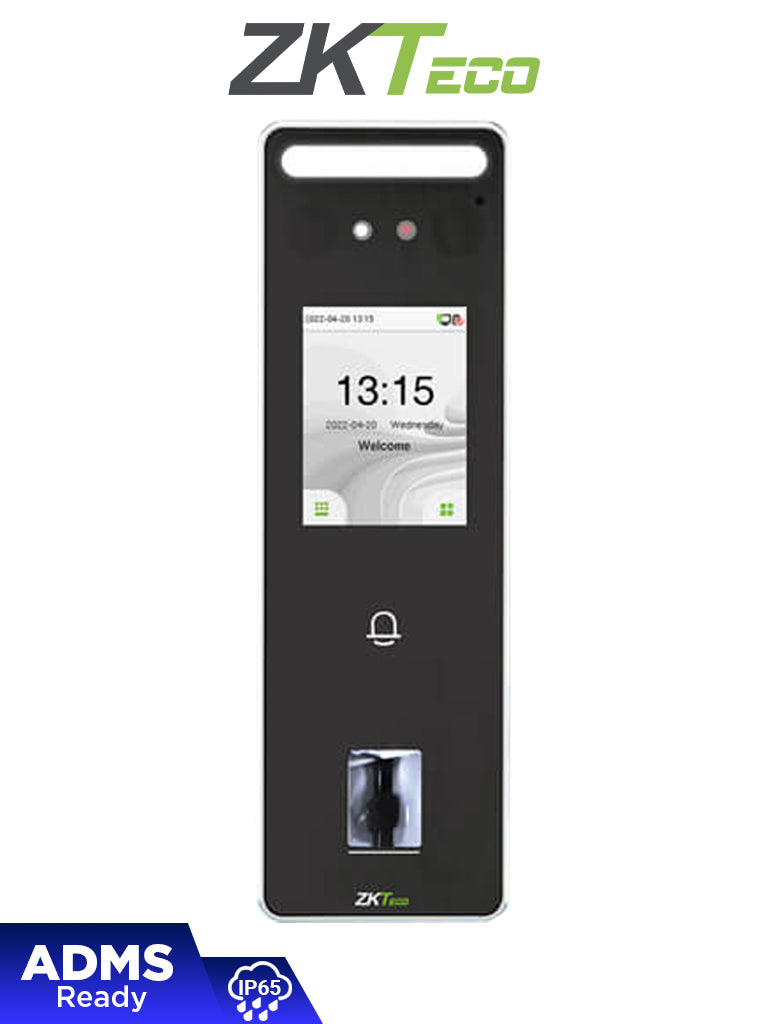ZKTECO SpeedFaceV3L Control de Acceso, 500 Rostros, 3000 Huellas, IP65, TCP/IP