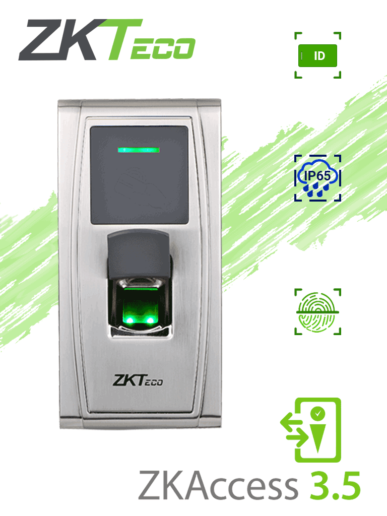 ZKTECO Control de Acceso MA300AC35, 1,500 Huellas, 10,000 Tarjetas, TCP/IP