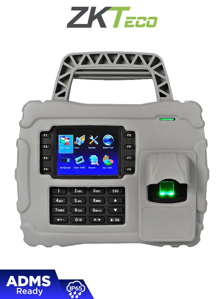 Control de Asistencia ZKTECO S922ID4G con Huella Digital BioID (5000), Tarjeta ID 125 KHz (30000), IP65, TCP/IP, 4G, Batería