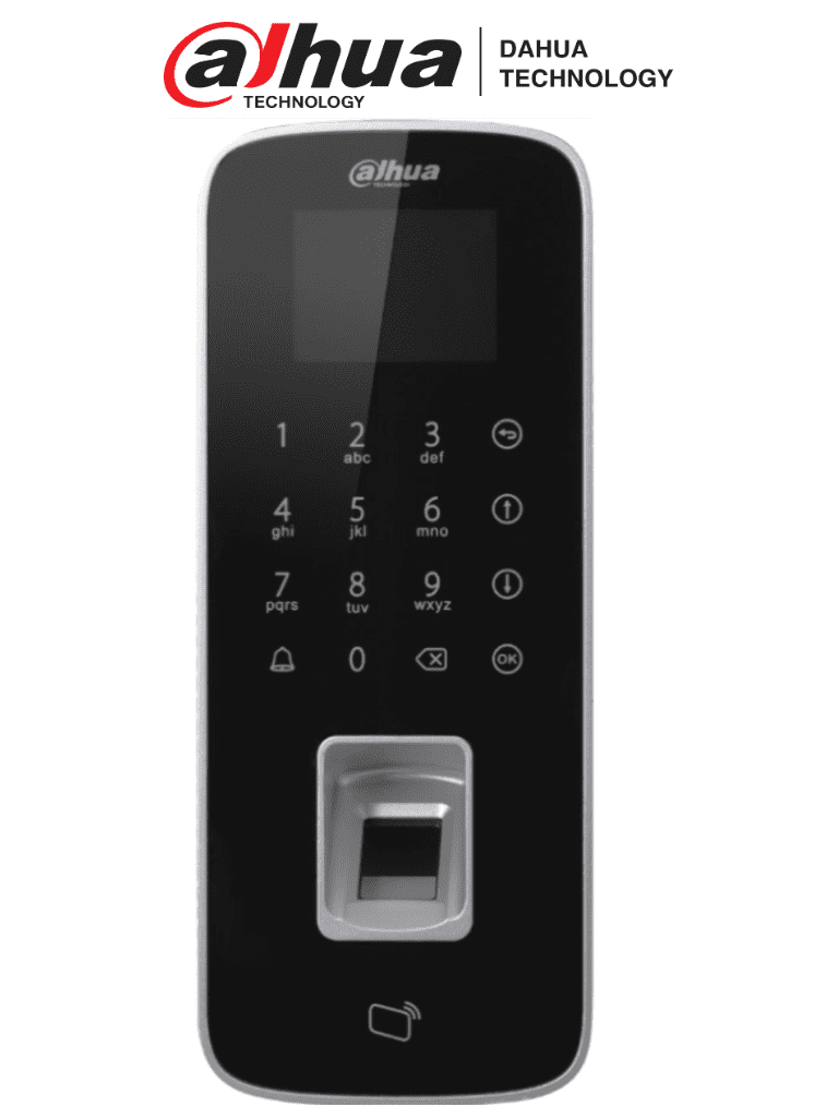 Control de Acceso DAHUA ASI1212D-D - Teclado Touch/ 3,000 Huellas/ 30,000 Tarjetas/ TCP/IP/ 150,000 Registros/ Anti-passback/ Puerto USB