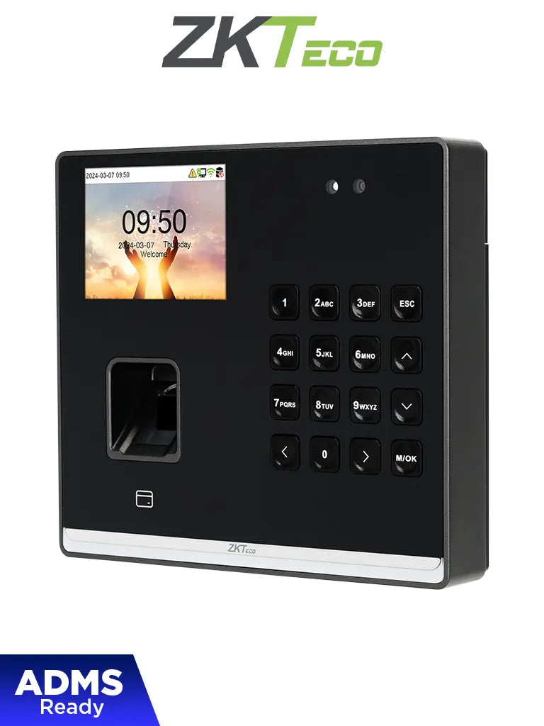 ZKTECO Control de Asistencia M2F PRO-LR, 500 Rostros, 1,000 Tarjetas, 150,000 Eventos