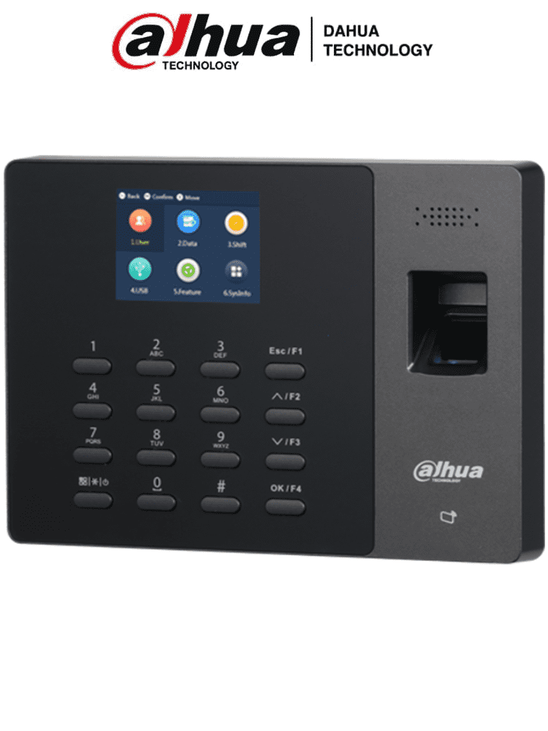 Control de Asistencia DAHUA ASA1222G StandAlone/ 1,000 Usuarios/ 2,000 Huellas/100,000 Registros/ TCP/IP/ Puerto USB