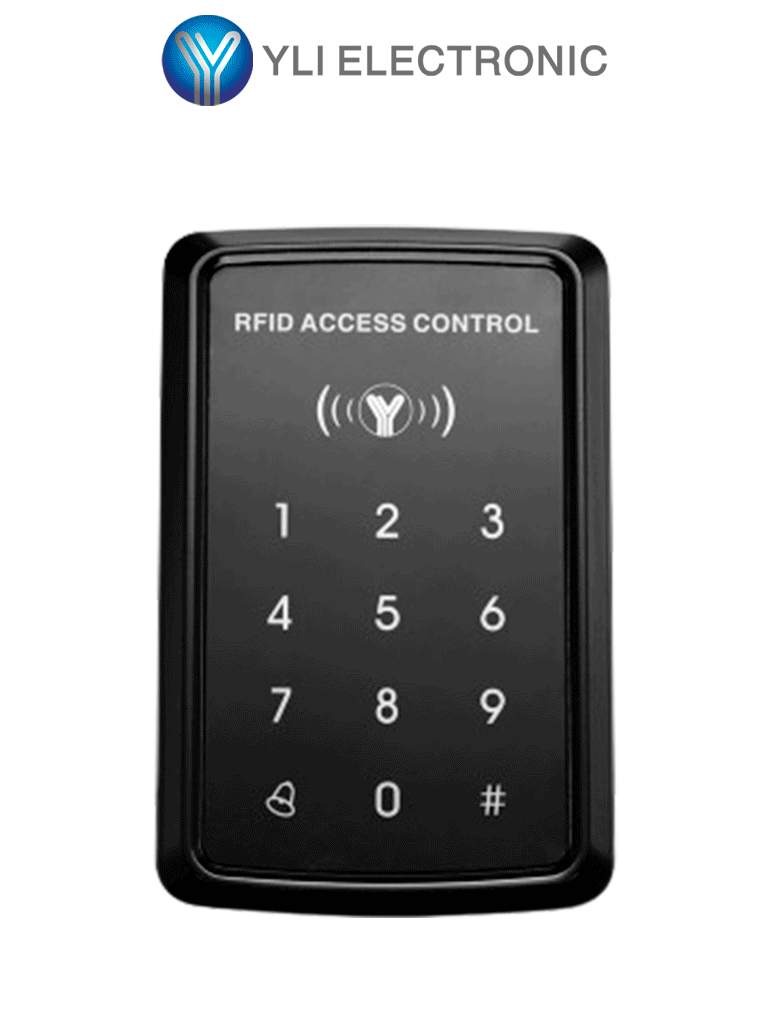 Control de Acceso Touch YLI YK968 para 1000 Usuarios, Tarjetas ID 125kHz, Password IP65, Wiegand