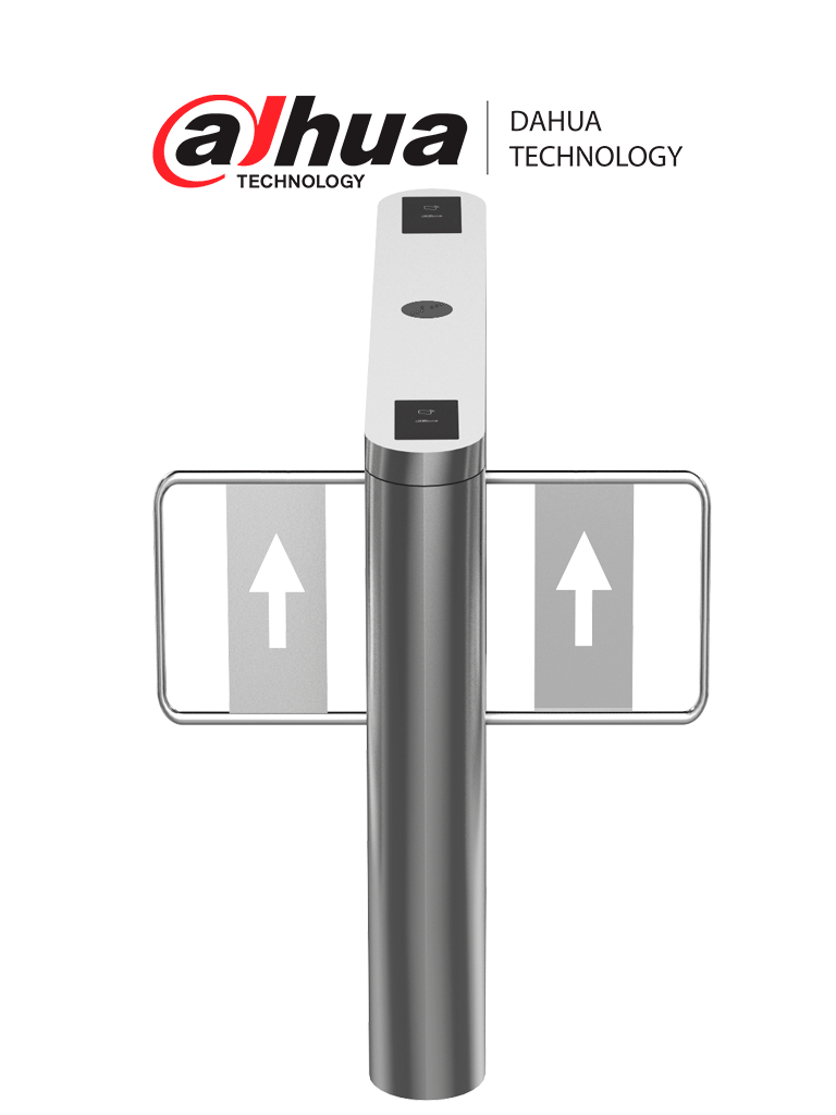 DAHUA ASGB511H-R Swing Barrier Derecha, 20 personas x minuto, Motor Electrico CD, Acero Inoxidable, Puerto RS232