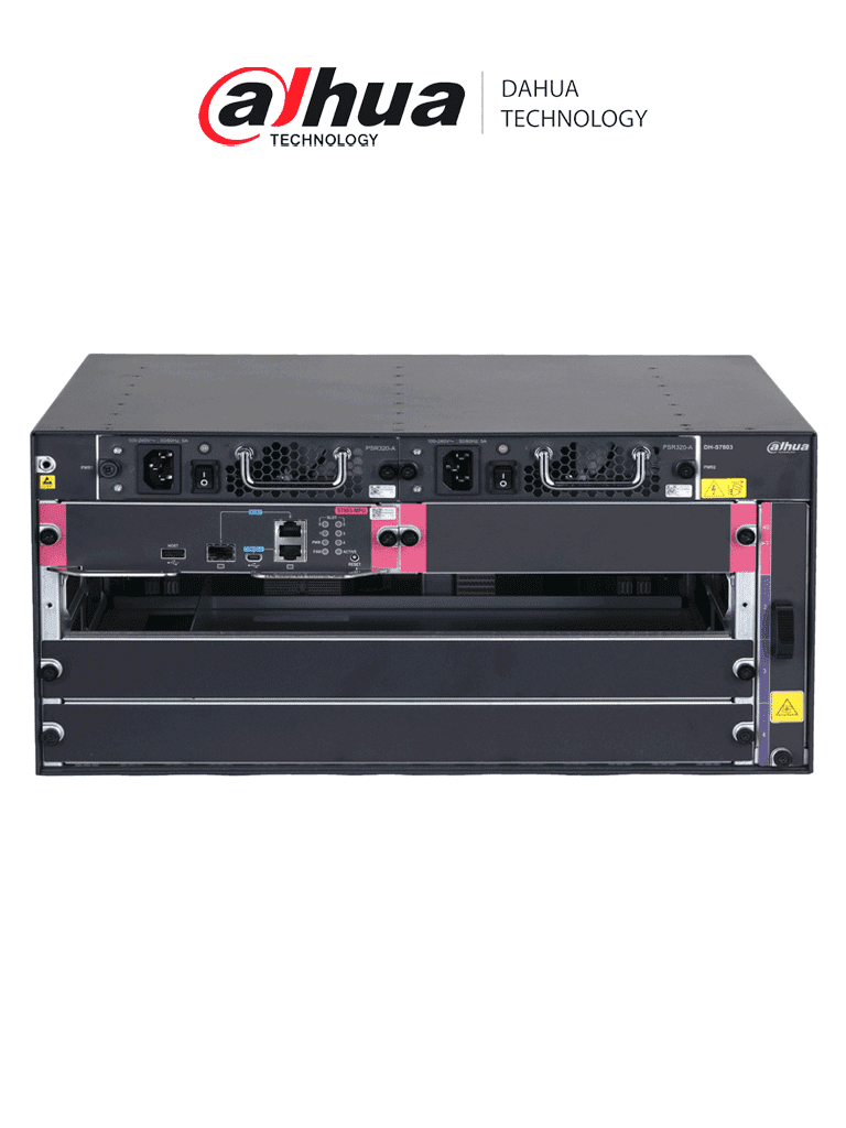 Switch Dahua DH-S7803 Capa 3 48 Puertos Gigabit Administrable Hot Swap IPv4/IPv6