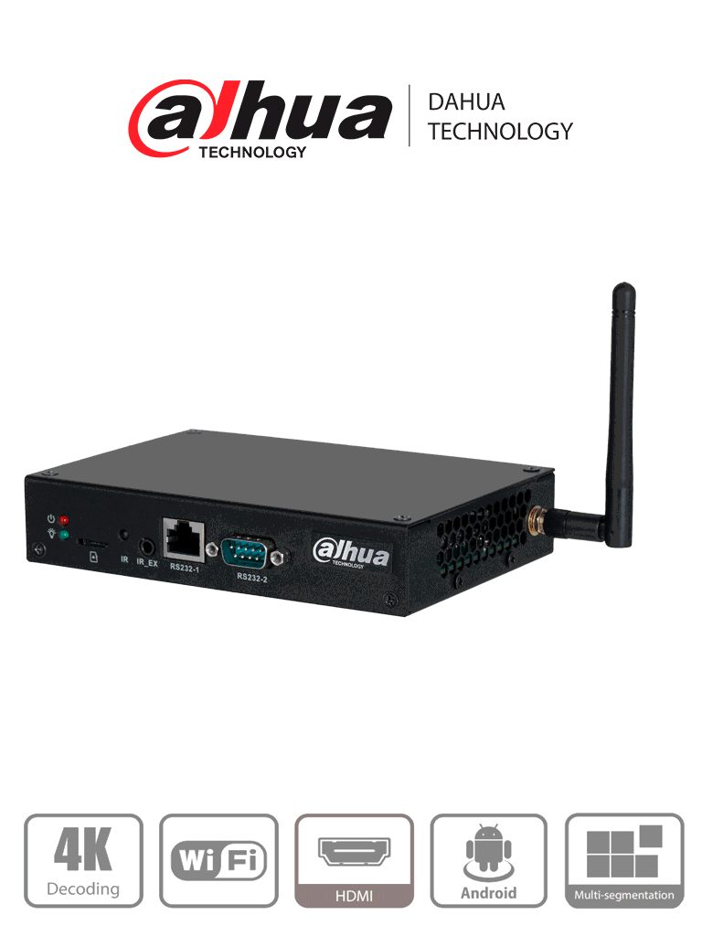 Caja de Control Multimedia Dahua DHI-DS04-AI400, Android, Ethernet, Compatible con Software MPS, Señalización Digital
