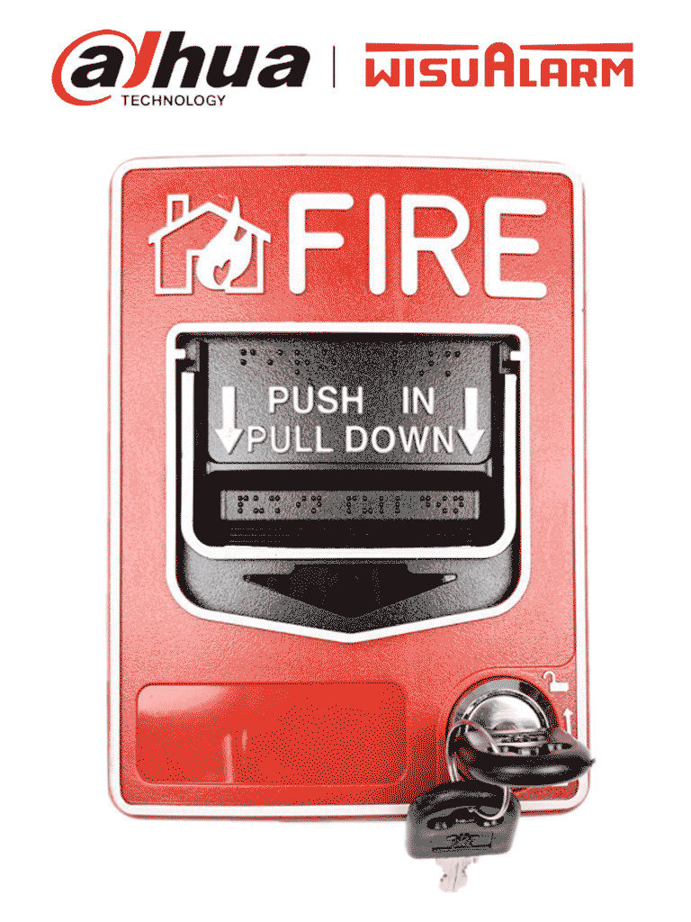 Dahua Wisualarm DHI-HY-C124, Estación Manual 2 Hilos, 9-28V CD, Certificado CE