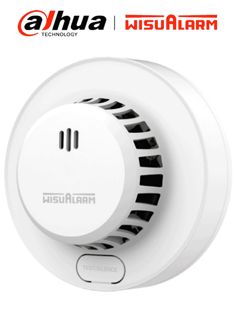 DAHUA Detector de Humo DHI-HY-SA13A, 85dB, Cobertura 20-40 m², Batería Reemplazable